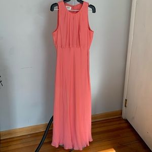 Talbots Floor Length Salmon Dress